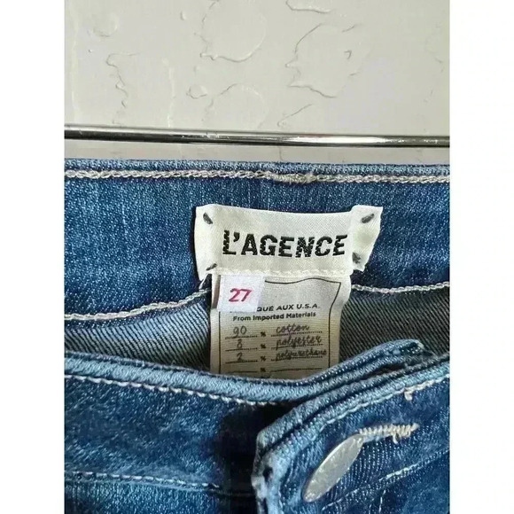 L'AGENCE Marguerite High-Rise Skinny 30" Jeans Size 27 - Picture 11 of 13